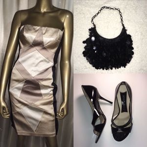 Price👇🏽💥Cache body con strapless dress